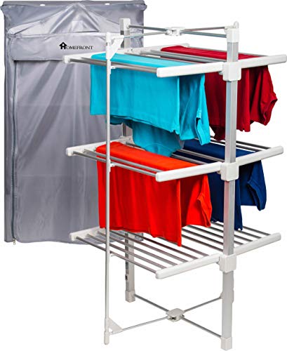Homefront Electric Heated Clothes Airer Dryer Rack Indoor Deluxe